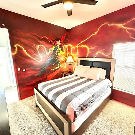 The Marvel Mansion 5Br Pool Home Near Disney World
